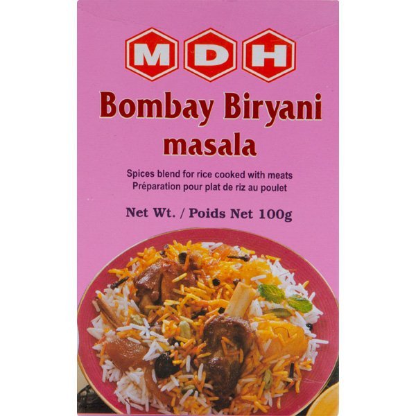5499a3539e65478d82242b33ded29221.jpg MDH BOMBAY BIRIYANI MASALA 100G - Image 1