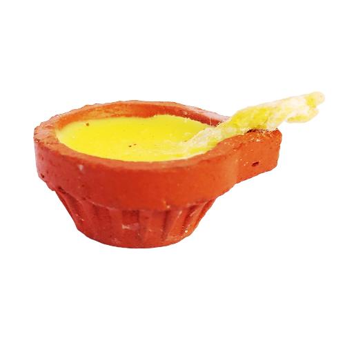 61_FhsqMOvL.jpg Sakthi Nei Vilakku Ghee Diya - Small pack of 10 - Image 1