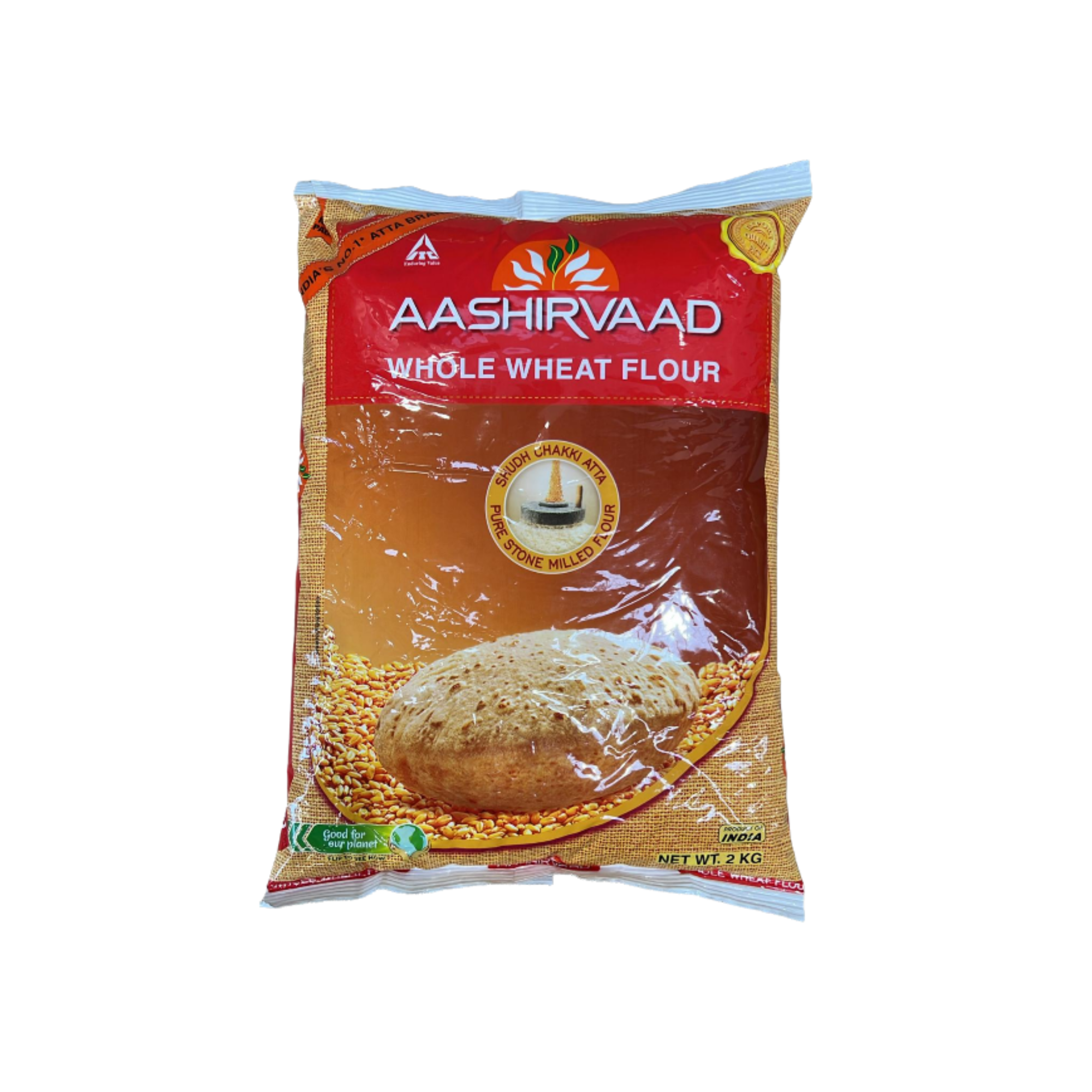 AASHIRVAADWHOLEWHEAT2KG.png AASHIRVAAD WHOLE WHEAT FLOUR (CHAKKI ATTA) 2KG - Image 1