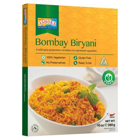 ASHOKA-BOMBAY-BIRYANI-280G.jpg Ashoka Bombay Biryani 280g - Image 1
