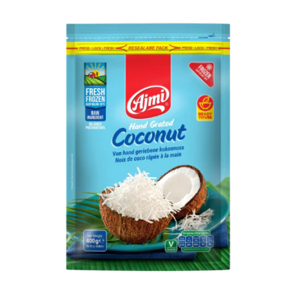 AJMI FROZEN SLICED COCONUT 400G