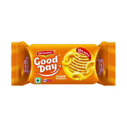 BRITANNIAGOODDAYCOOKIES72G_1.png BRITANNIA GOOD DAY COOKIES 72G (3 FOR‚£1.69) - CASHEW - Image 1