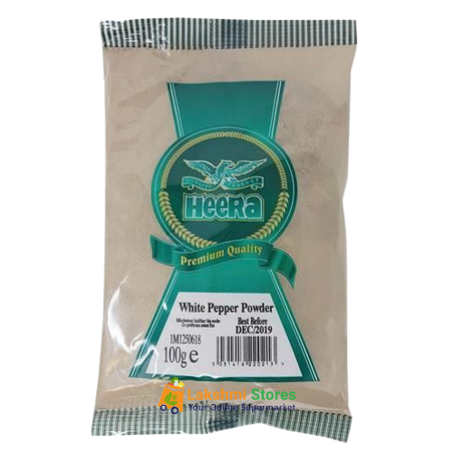 HEERA-WHITE-PEPPER-POWDER-100G.png Heera White Pepper Powder 100g - Image 1