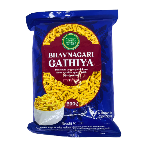HEERABHAVNAGARIGHATHIYA200G.png Heera Bhavnagari Ghathiya 200g - Image 1