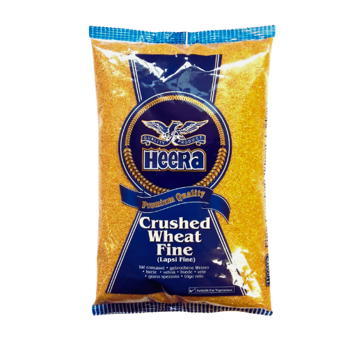 HEERACRUSHEDWHEATFINE_LAPSIFINE_500G.png Heera Crushed Wheat FineLapsi Fine 500g - Image 1