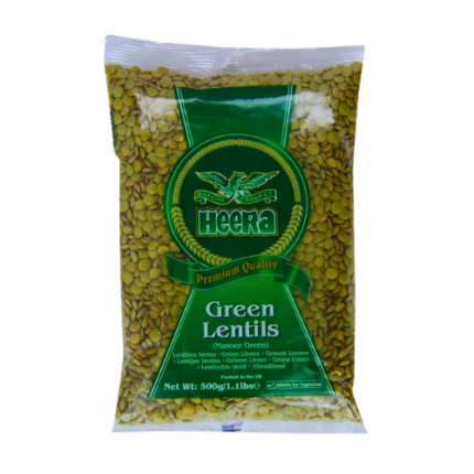 HEERA GREEN MASOOR (GREEN LENTILS) 500G