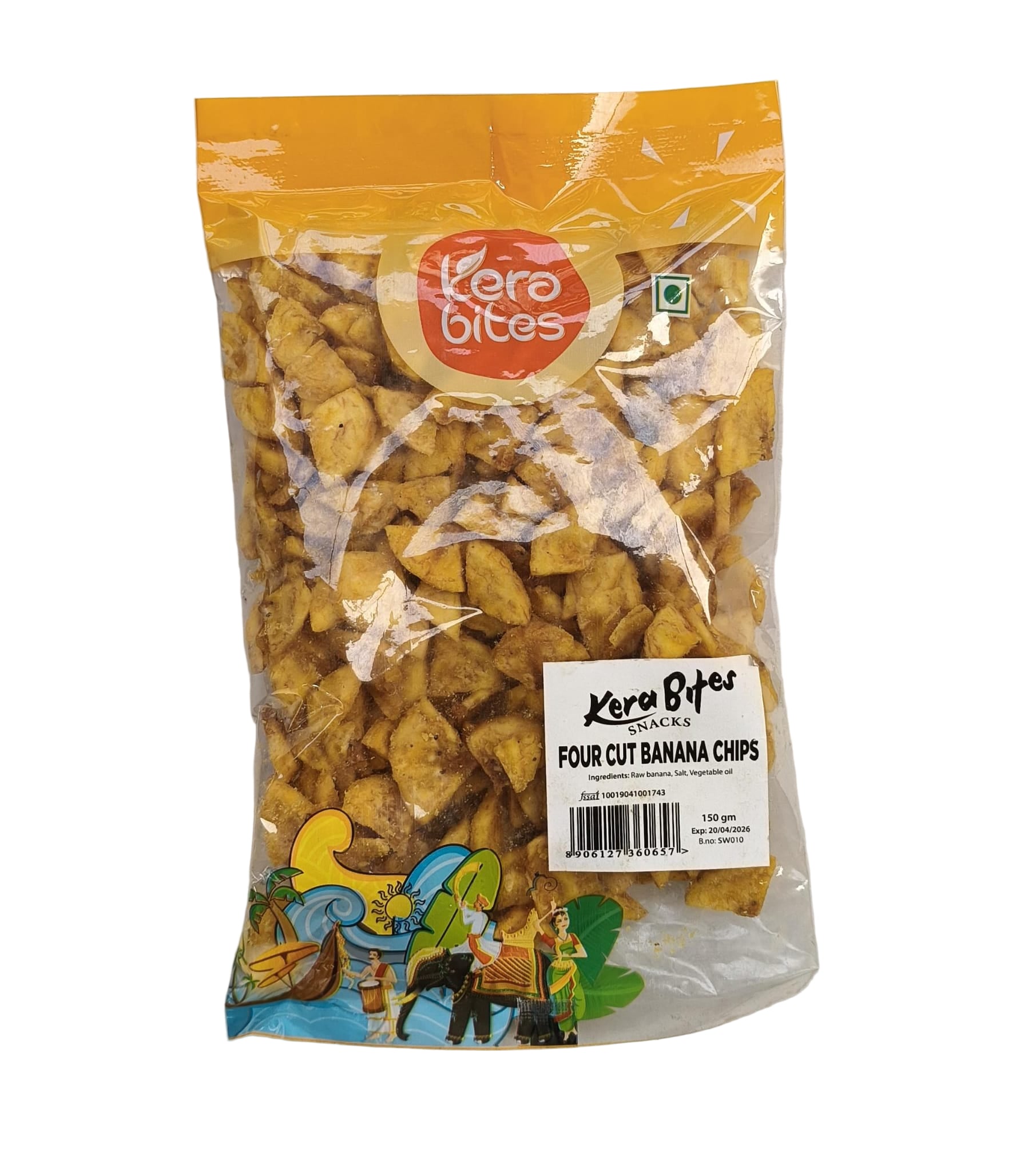 KEERABITESFOURCUTBANANACHIPS.jpg KERA BITES FOUR CUT BANANA CHIPS - Image 1