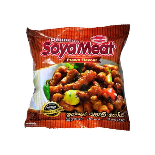 LS_Products_3.png DELMEGE SOYA MEAT PRAWN FLAVOUR 90G - Image 1