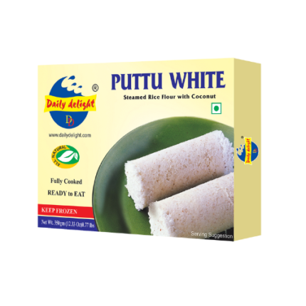 DAILY DELIGHT FROZEN PUTTU WHITE 350G