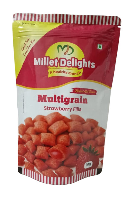 MILLET DELIGHTS - MULTIGRAIN STRAWBERRY FILLS 30G