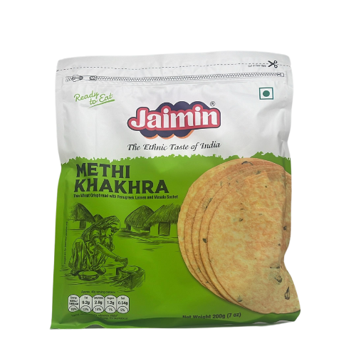 METHIKHAKHRA.png Jaimin Methi Khakhra 200g - Image 1
