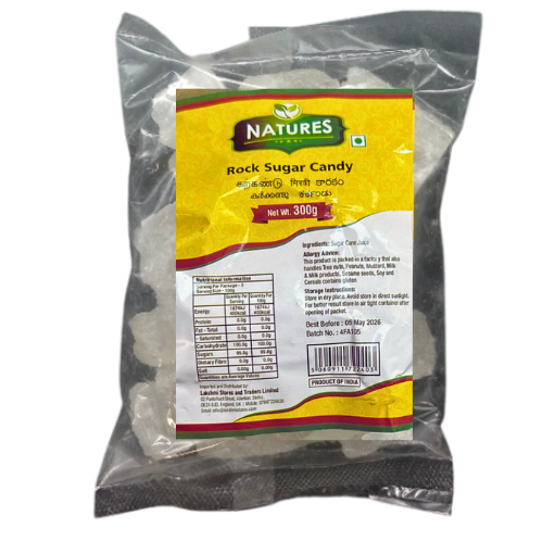 NATURESCANDYSUGARCRYSTALBIG300G_6d49b1fc-0e17-464c-92ad-df080332d89c.png Natures Candy Sugar Crystal Big 300g - Image 1