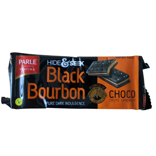 PARLECHOCOLATEBOURBON100G.png Parle Black Chocolate Bournbon 100g - Image 1