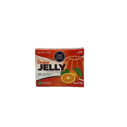 HEERA ORANGE CRYSTAL JELLY ( HALAL ) 75G