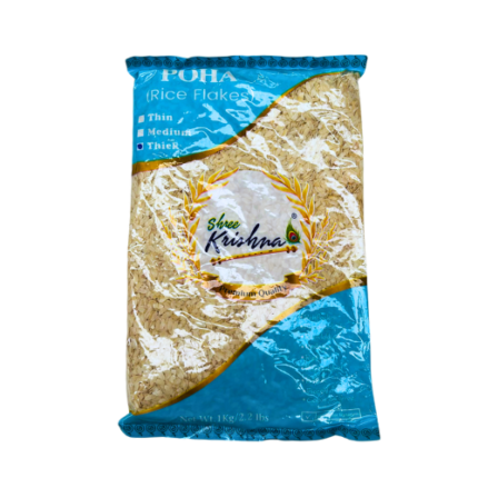 SHREE KRISHNA POWA (WHITE RICE FLAKES) THIN 1KG