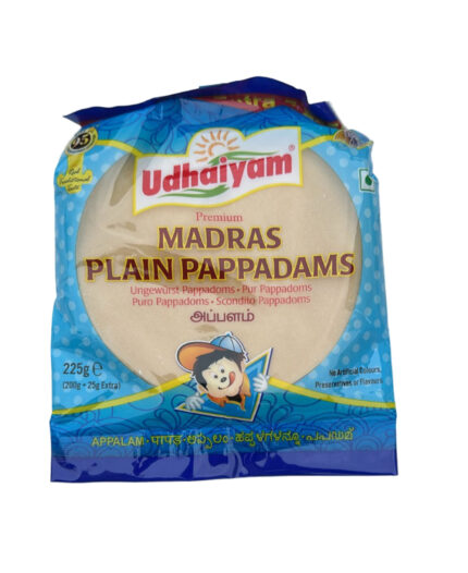 UDHAIYAM APPALAM (PAPPADAM) 225G
