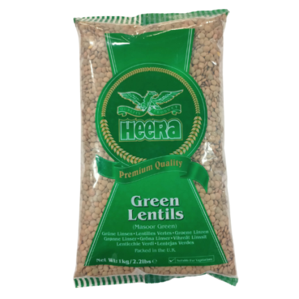 HEERA GREEN LENTILS (MASOOR GREEN) 1KG