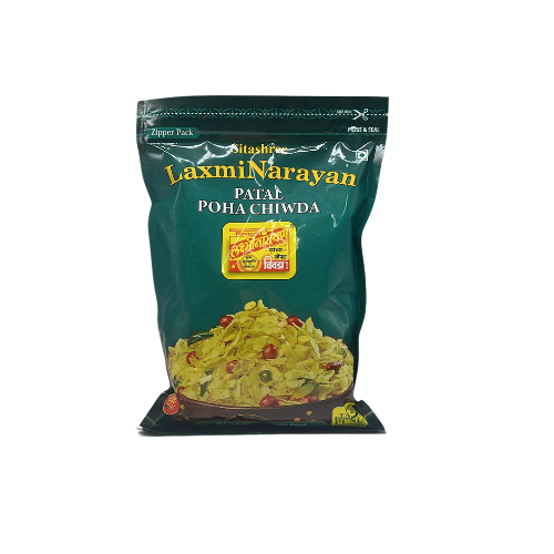 Untitleddesign_16_2b30aad7-f5ac-4ca7-8be8-4ad1786e33ae.png LAXMINARAYAN PATAL POHA CHIWDA 250G - Image 1