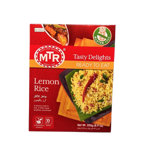 Untitleddesign_24_ae2c6886-8d95-4886-8117-b3a40c8bfb22.png MTR READY TO EAT LEMON RICE 250G - Image 1
