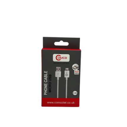 COMBO MICRO USB 1M FAST CHARGE CABLE - 2.4A