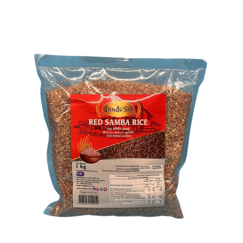 Untitleddesign_56_d276dbfe-3e5b-4459-bf3b-64f3cdf5cf8d.png Indu SRI Red Samba Rice 1kg - Image 1