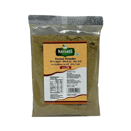 productimages-selva_54_84febfd4-0a75-42e9-9f31-3b58d2662ab2.png NATURES FENNEL POWDER 100G - Image 1
