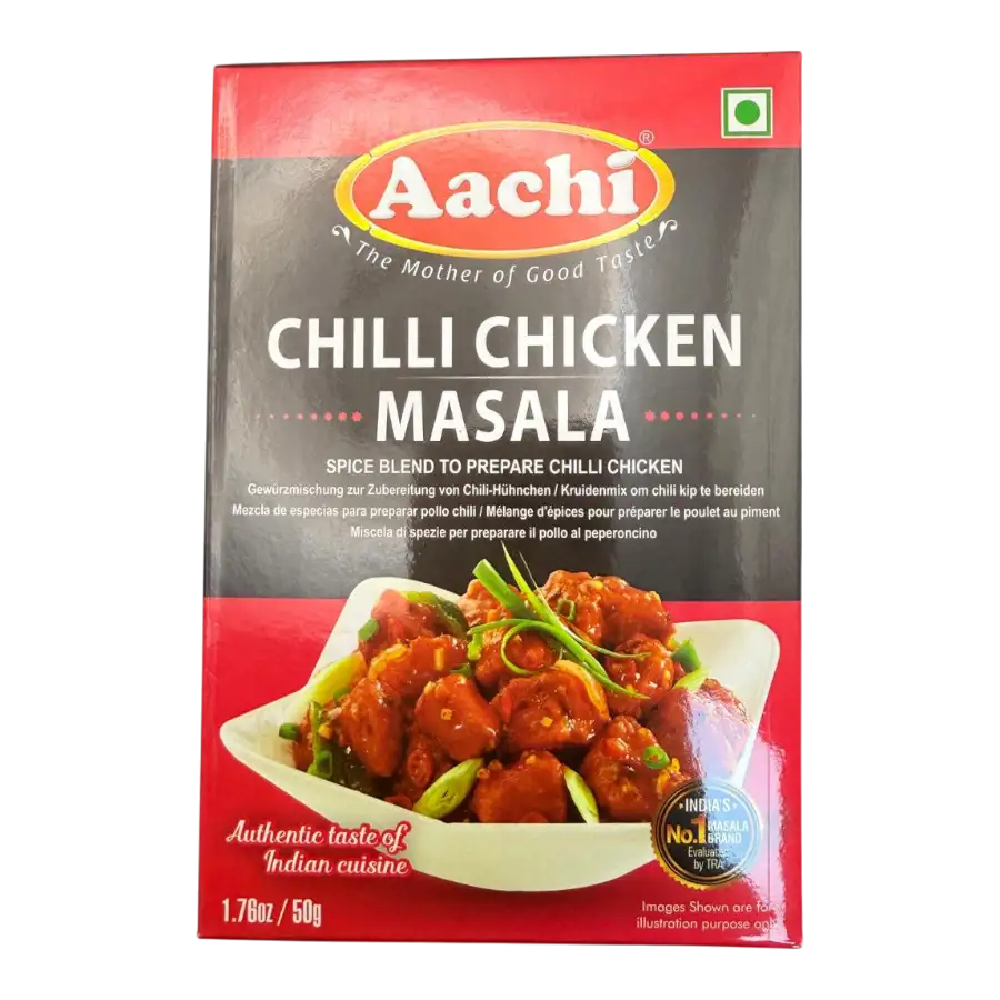 aachi-chilli-chicken-masala-50g-0-tduhqb.webp Aachi Chilli Chicken Masala 50g - Image 1