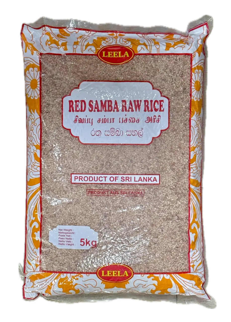 leela-red-samba-raw-rice-5kg-0-tctf4o.webp Leela Red Samba Raw Rice 5kg - Image 1