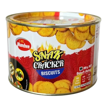 Munchee Snack Cracker Biscuits Tin 260g