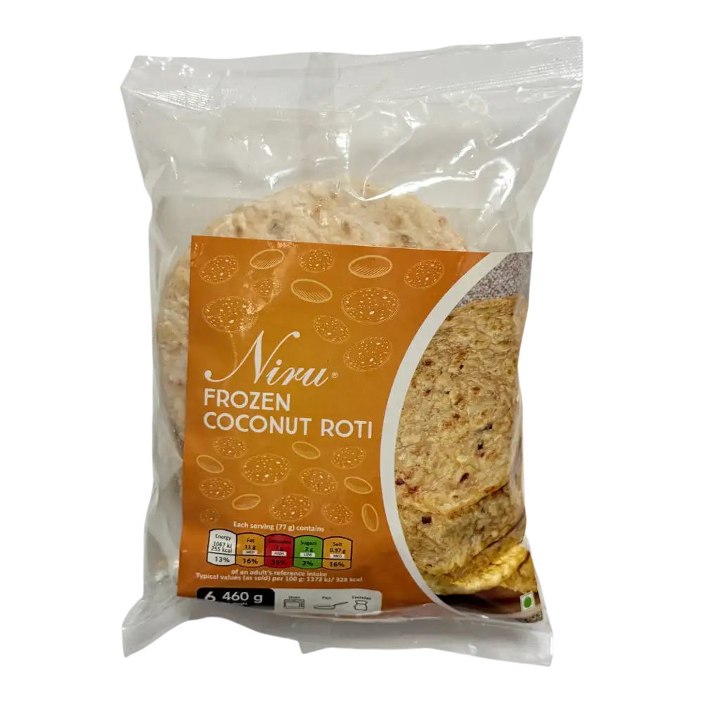 niru-frozen-coconut-roti-6pcs-460g-0-temfft.webp Niru Frozen Coconut Roti 6Pcs (460g) - Image 1