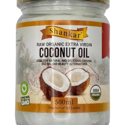Shankar Raw Organic Extra Virgin Coconut Oil - 500ML