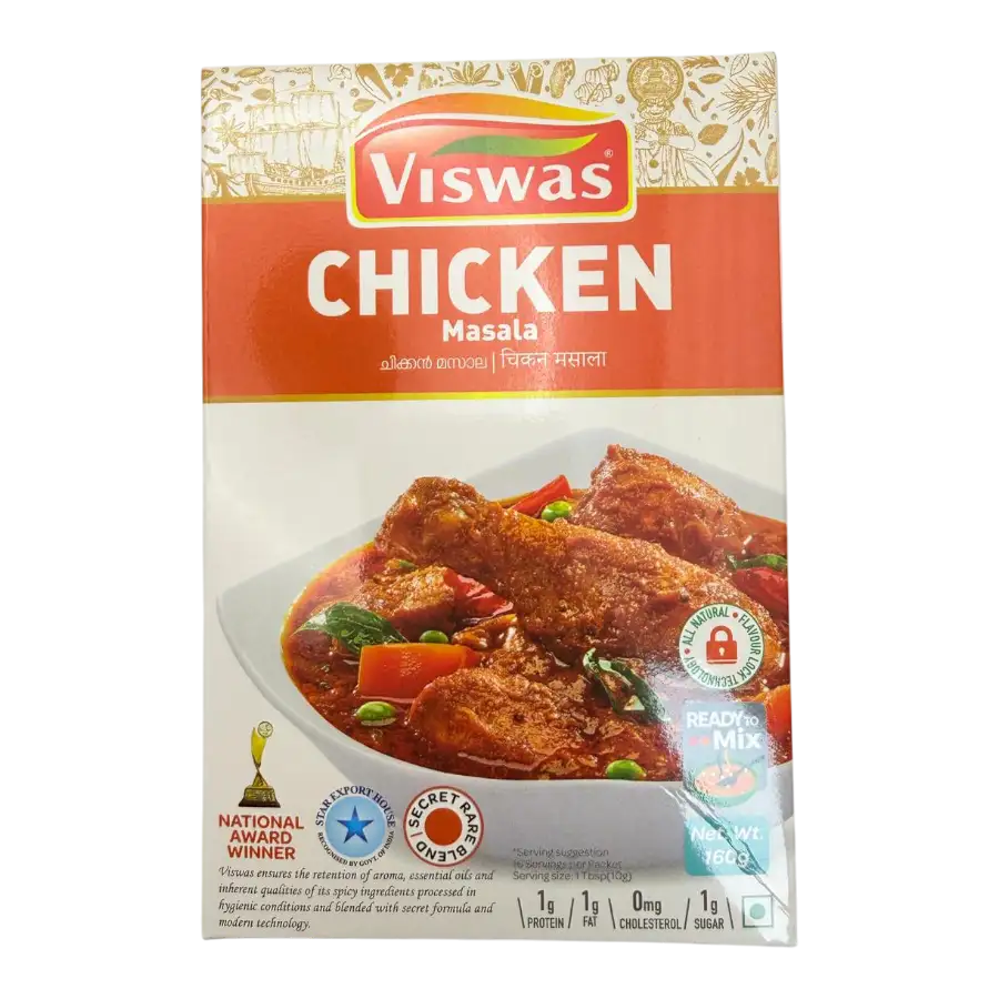 viswas-chicken-masala-160g-0-tdugtx.webp Viswas Chicken Masala 160g - Image 1